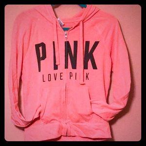 Pink hoodie